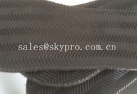 टीपीआर जूता एकमात्र रबड़ शीट लहर के आकार वाला पैटर्न, 40-80 किनारे एक कठोरता