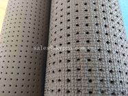 3mm Black Punched Perforated Neoprene Fabric With Different Size Holes / High Stretch