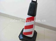 No Parking Traffic Cones PE Warning Cones Reflective Flexible Safety Barriers