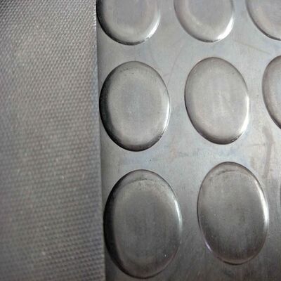 Water-proof Anti-skid Anti-fatigue Coin Pattern Rubber Floor Mats for Kitchen and Bathroom