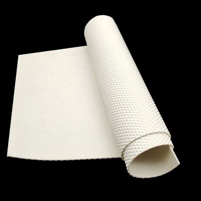 सफेद पीयू हीरा पैटर्न आटा शीटर के लिए विरोधी स्थैतिक कन्वेयर बेल्ट